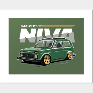 Stanced Lada Niva Posters and Art